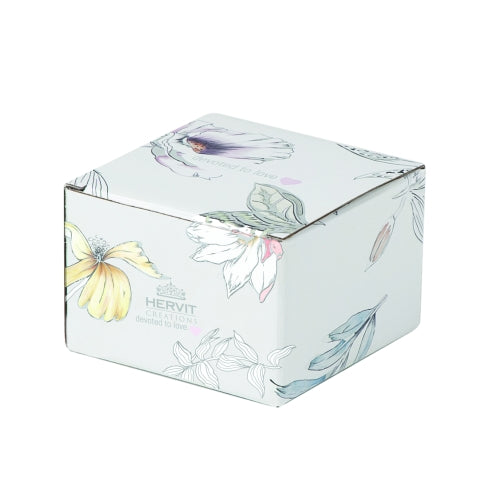 Hervit - BOX 2 SET TAZZINE DA CAFFE' IN PORCELLANA BLOOMS