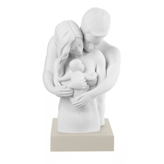 Bongelli - Busto Famiglia Sentimenti bianca base nocciola H27